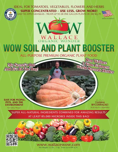 Vista 2 de Wallace Organic Wonder, Potenciador de suelo y plantas