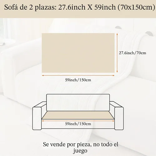 Vista 6 de MYSKY HOME Funda de Sofá para Perros Lavable, Fundas de Sofá para Perros, Funda Protectora de Sofá Antideslizante Lavable Alfombrilla para Perros