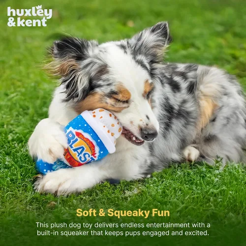 Vista 6 de Huxley & Kent Juguete Divertido para Perros con Chirriador – Juguetes de Felpa Power Plush Chirriantes para Perros Pequeños, Medianos y Grandes