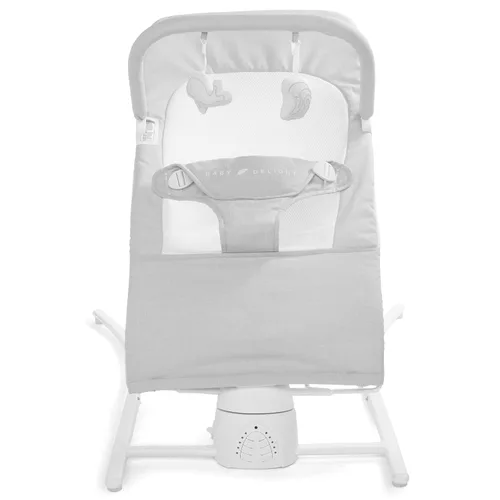 Vista 8 de Mecedora portátil Baby Delight Alpine Deluxe Para bebés 0 – 6 meses Paño color carbón