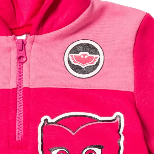 Vista 3 de PJ Masks Catboy Gekko Owlette - Sudadera de forro polar con media cremallera para niños pequeños