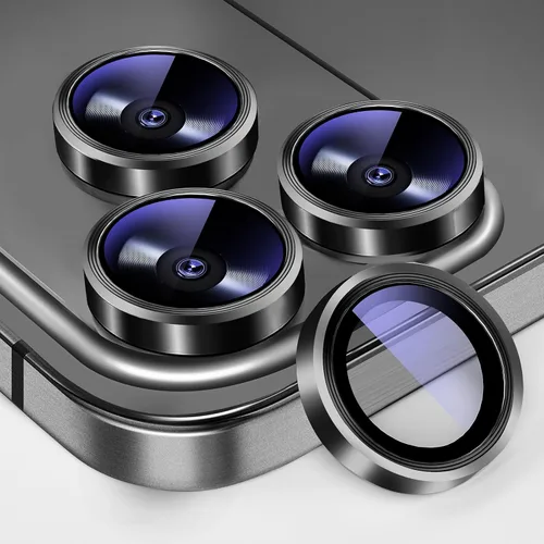 Vista 30 de Paquete de 2X2 Protector de Lente de Cámara para iPhone 17, iPhone 16 Plus/ 16 Protector de Pantalla de Lente de Vidrio Templado Cubierta de Cámara
