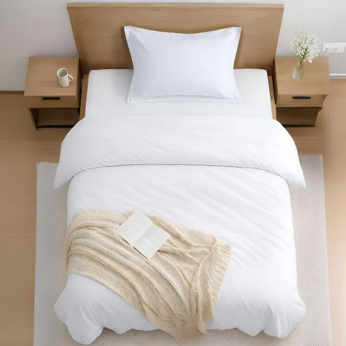 Vista 23 de Kotton Culture - Funda de edredón de microfibra prelavada de 1 pieza, tamaño individual, ropa de cama ultrasuave, ligera y transpirable, cierre