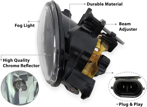 Vista 3 de APA - Luz antiniebla de repuesto para parachoques delantero 2019 2020 19 20 20 Sprinter Van Driver lado izquierdo MB2592127