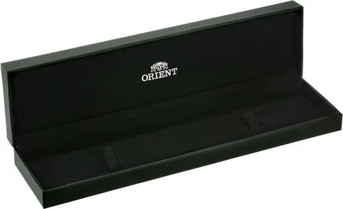 Vista 3 de Orient 'Monarch' - Reloj de vestir mecánico de acero inoxidable y cuero para hombre