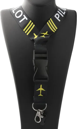 Vista 7 de MYOSPARK Llavero Pilot Lanyards con hebilla de seguridad desmontable "I Need You Here" (identificación de piloto)