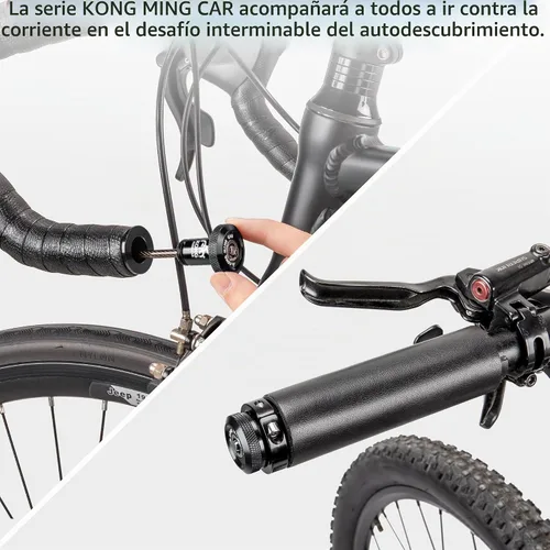 Vista 2 de Candado de cable de bicicleta – Cable de bloqueo de bicicleta – Bloqueo de cadena de bicicleta para casco de bicicleta, antirrobo para barras