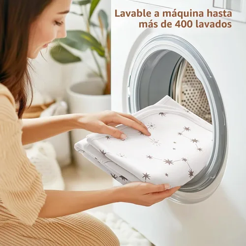 Vista 4 de Almohadilla de cama impermeable para bebé, lavable, reutilizable, de 31"x40" grande, protector de colchón para niños pequeños, almohadillas