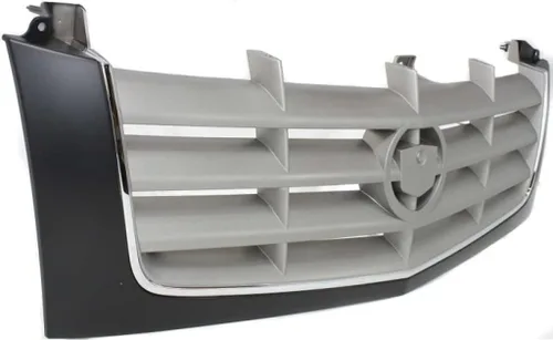 Vista 7 de Para Cadillac Escalade/Escalade EXT Grille Assembly 2002 03 04 05 2006 Inserto de barra transversal Carcasa e inserto pintable con inserto