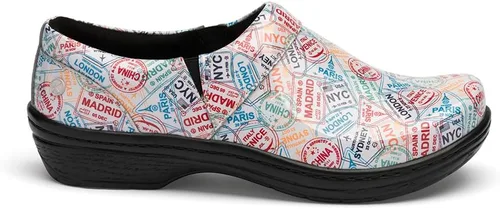 Vista 12 de KLOGS Calzado de mujer Mission diseño cerrado Zueco de enfermería Negro Smooth Wnstn
