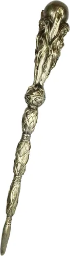 Vista 4 de Ebros Oculto Wicca Triple Diosa Madre Doncella Crone en la Luna Sagrada Varita Cosplay Varitas Decorativas Magia Hechizos Hechizos Hechizos Brujería