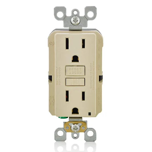 Vista 9 de Leviton SmartlockPro Interruptor con enchufe de doble polo receptáculo, AFTR1-E, 120.0 volts