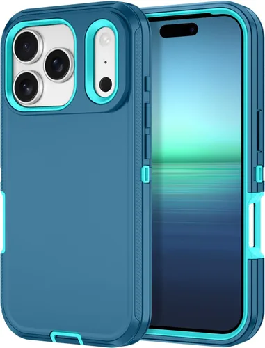 Vista 9 de I-HONVA Funda para iPhone 17 a prueba de golpes, a prueba de polvo y caídas, 3 capas de protección de cuerpo completo [sin protector de pantalla]