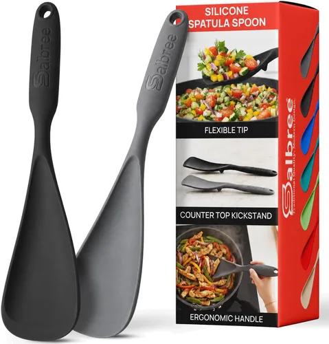Vista 24 de Salbree Cuchara de silicona sin costuras cuchara multifunción cuchara