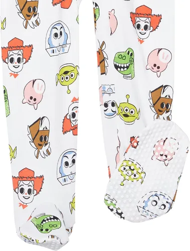 Vista 5 de Tienda Essentials Disney L Marvel L Star Wars - Pijama unisex para niños pequeños y bebés con pies de algodón paquete múltiple