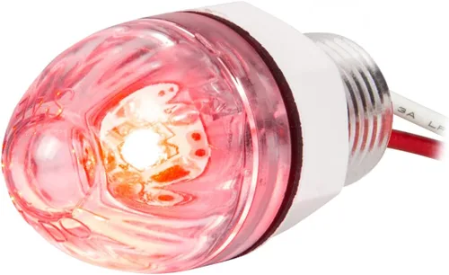 Vista 8 de GG Grand General 75390 Mini empuje/tornillo sandía ámbar/ámbar luz LED con tuerca 1 pulgada