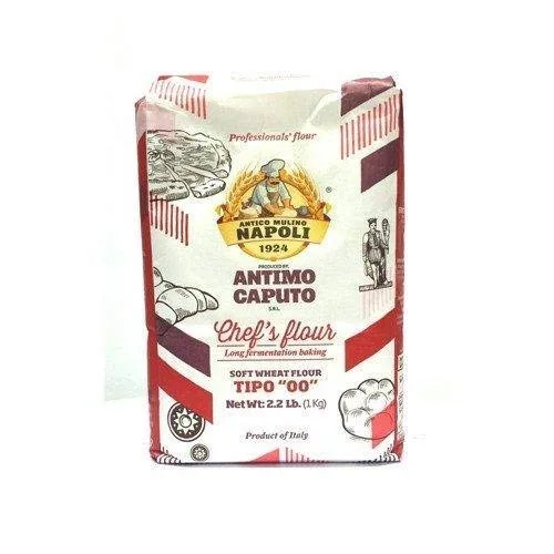 Vista 3 de Antimo Caputo "00" Chefs Harina 1 Kilo (2.2 Libras) Bolsas Pack de 4 (Sеt оf Тwо)
