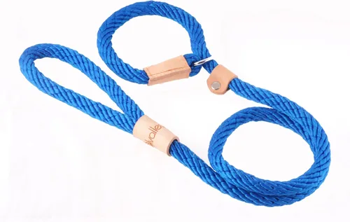 Vista 22 de Alvalley Correas de cuerda para perros con tapón, correas antideslizantes para mascotas para perros, correa suave trenzada sin tirones, ajustable