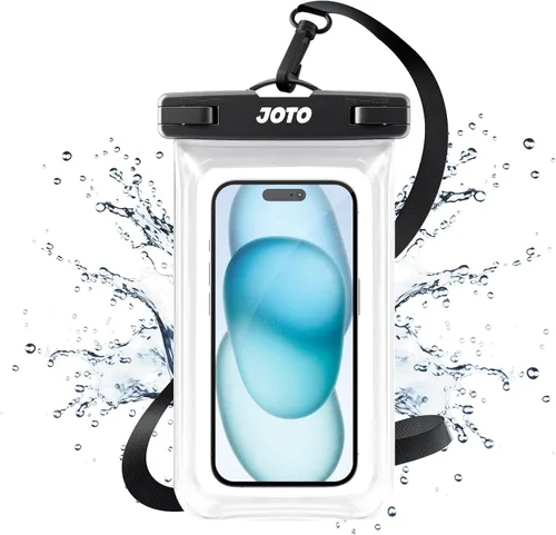 Vista 22 de JOTO Funda universal impermeable de hasta 7 pulgadas para iPhone 17 Air 16 15 14 13 12 11 Plus Pro Max, IPX8 bolsa seca para teléfono celular XR X