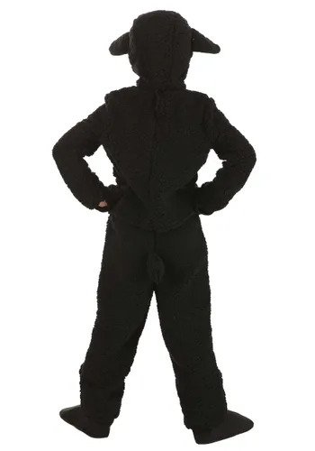 Vista 2 de Disfraz de Oveja Negra para Niños Multicolor