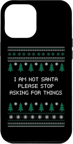 Vista 6 de iPhone 15 I Am Not Santa Stop Asking Things Christmas Parents Xmas Case