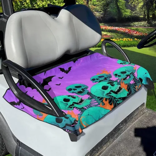 Vista 40 de AFPANQZ Toalla personalizada para cubierta de asiento de carrito de golf, añade tu texto, imagen, logotipo, nombre, protector de asiento de carrito