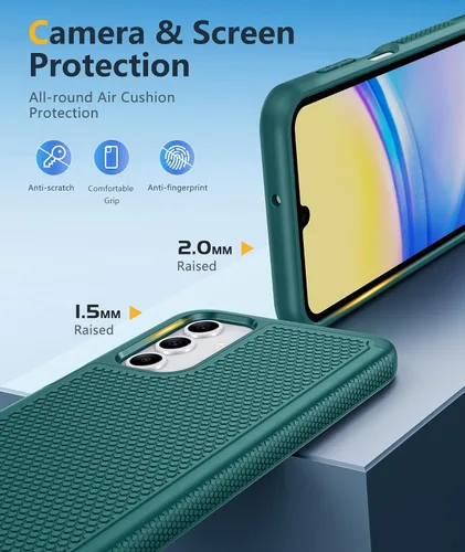 Vista 234 de FNTCASE Funda para iPhone 17 Pro: Fundas delgadas translúcidas de color azul claro compatibles con MagSafe, protección completa de la cámara
