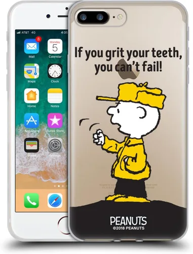 Vista 34 de Head Case Designs Funda de gel suave con licencia oficial de Peanuts Autumn Charlie Brown compatible con Apple iPhone 7 Plus/iPhone 8 Plus