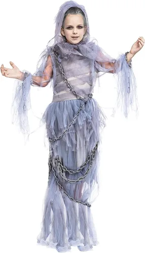 Vista 3 de Spooktacular Creations Disfraz de niña fantasma de belleza encantadora