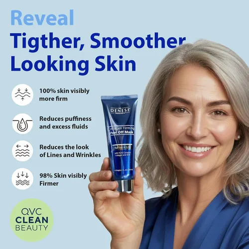 Vista 2 de Dr. Denese Mascarilla reafirmante de colágeno de 4 onzas, tratamiento hidratante para una piel más suave, fórmula exfoliante para poros más claros