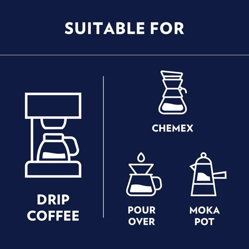 Vista 2 de Lavazza ¡TIERRA! Colombia 100% Arábica - Café filtrado auténtico italiano, mezclado y tostado en Italia, aroma afrutado con un cuerpo equilibrado
