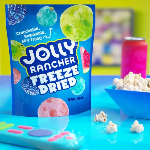 Vista 6 de JOLLY RANCHER Bolsa de dulces con sabor a fruta original liofilizada, 3.1 oz