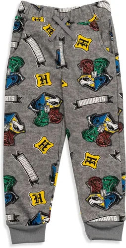 Vista 5 de Harry Potter Gryffindor Slytherin Hufflepuff Ravenclaw - Paquete de 2 pantalones deportivos de forro polar para niños pequeños a grandes