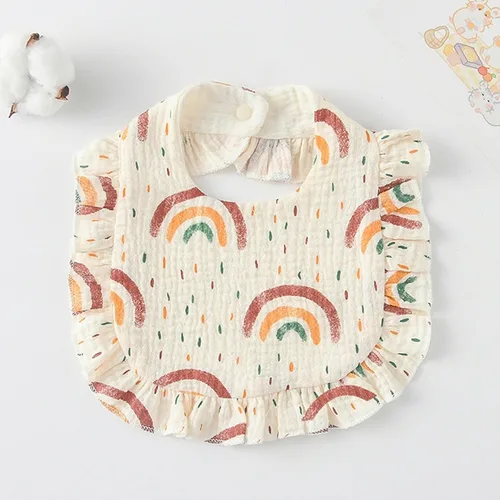 Vista 7 de AMAWMW Baberos de muselina unisex para niños y niñas, paquete de 6 baberos de bandana para bebé, baberos ajustables para recién nacidos para babear