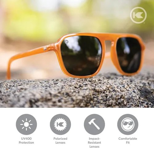 Vista 2 de Knockaround Pacific Palisades - Gafas de sol polarizadas para hombres y mujeres, protección completa UV400