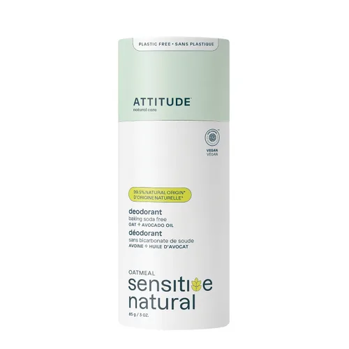 Vista 10 de ATTITUDE Desodorante sin bicarbonato de sodio para pieles sensibles con avena y aceite de argán, verificado por EWG, sin aluminio, sin plástico, 3