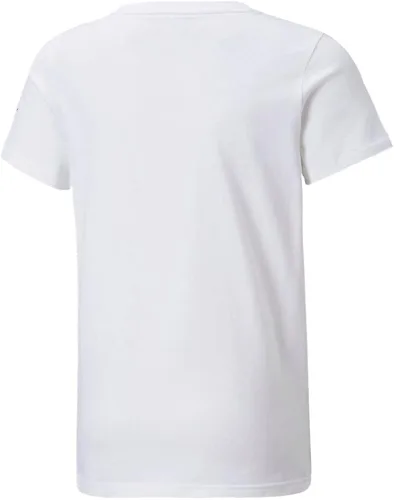 Vista 2 de PUMA Niños Niños BMW MMS Ess Logo Crew Neck Manga Corta - Blanco