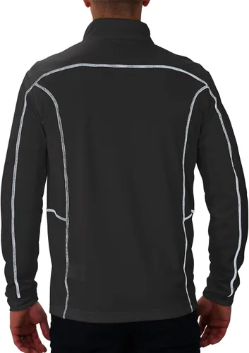 Vista 3 de Columbia - Sudadera Omni-Wick Shotgun de manga larga con cremallera de 14 para hombre