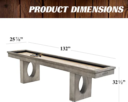 Vista 2 de Barrington Shuffleboard Multiple Styles, Classic Arcade Game Collection, Durable & Stylish Designs with Puck Sets, Perfect for Family Game Rooms
