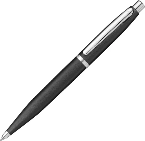 Vista 32 de Sheaffer VFM - Pluma estilográfica con acabado mate negro, detalles cromados, con punta mediana