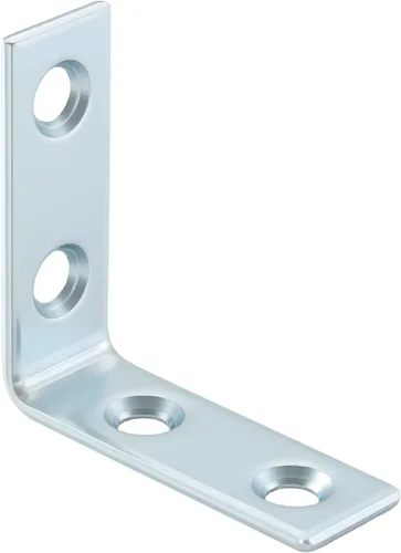 Vista 8 de HOME MASTER HARDWARE Soportes de 1.5 pulgadas en L, paquete de 40 soportes zinc