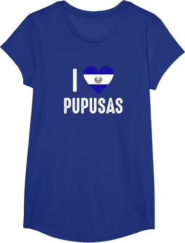 Vista 65 de Camiseta I Love Pupusa from El Salvador