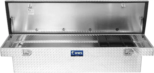 Vista 4 de UWS EC10261 Caja de herramientas de aluminio de pared pesada del camión de 63 pulgadas, tapa RigidCore