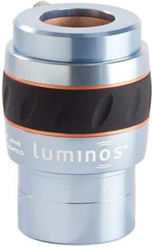 Vista 2 de Celestron 93436 Lente Barlow luminosa 2.5X de 2 pulgadas, color plateado