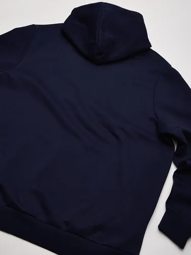 Vista 5 de PUMA Sudadera con capucha de forro polar con logotipo grande para hombre