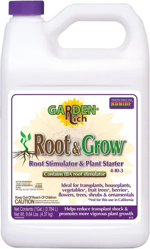 Vista 8 de Bonide Garden Rich - Estimulador de raíces y crecimiento y solución de inicio de plantas, fertilizante concentrado de 32 oz 4-10-3 para trasplante