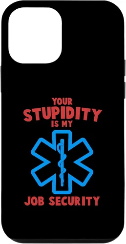 Vista 14 de iPhone 13 divertido su estupidez mi trabajo seguridad EMS EMT Paramedic Case