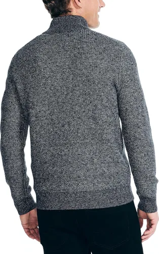 Vista 2 de Nautica Suéter de cuello alto falso de gofre hecho de forma sostenible para hombre