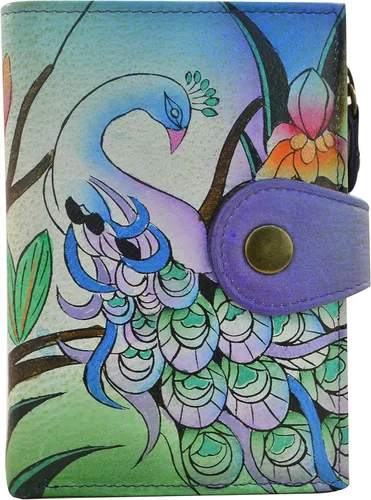 Vista 46 de Anna by Anuschka Cartera de mujer pintada a mano de cuero genuino para mujer