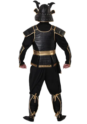 Vista 2 de Disfraz de guerrero samurai imperial para hombre Multicolor